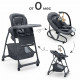 Стульчик для кормления Agex Seat’n Sleep, Dark Grey
