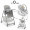 Стульчик для кормления Agex Seat’n Sleep, Light Grey