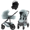 Коляска 3 в 1 Britax Roemer Smile 5Z Style и автокресло Baby-Safe Core Space Black, Harbor Blue
