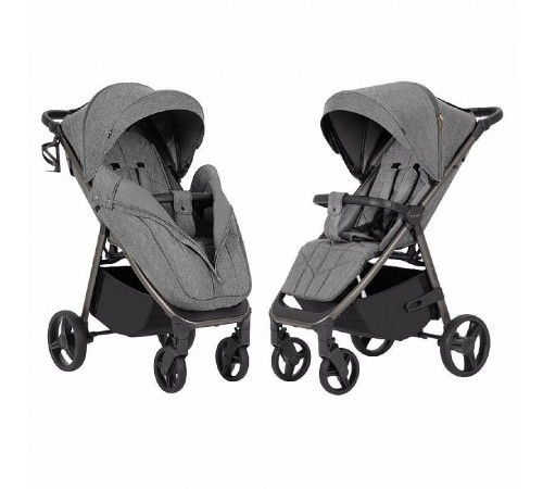 Коляска прогулочная Carrello Bravo PU CRL-8512 Metal Grey