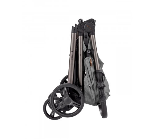 Коляска прогулочная Carrello Bravo PU CRL-8512 Metal Grey