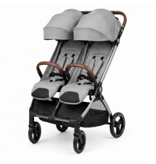 Прогулочная коляска для двойни Carrello Link, Cliff Grey