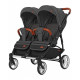 Коляска для двойни 2 в 1 Carrello Connect CRL-55021, Serious Black