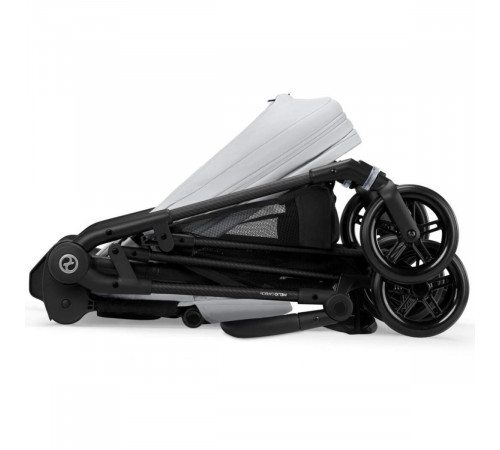 Коляска прогулочная Cybex Melio Carbon с дождевиком, Fog Grey