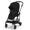 Коляска прогулочная Cybex Melio Carbon с дождевиком, Magic Black