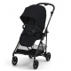 Коляска прогулочная Cybex Melio Carbon с дождевиком, Magic Black