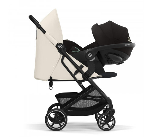 Коляска прогулочная Cybex Beezy (с дождевиком и бампером), Canvas White