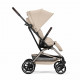 Прогулочная коляска Cybex Eezy S Twist+ 2 BLK, Almond Beige (с дождевиком и бампером)
