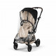 Прогулочная коляска Cybex Eezy S Twist+ 2 BLK, Almond Beige (с дождевиком и бампером)