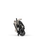 Прогулочная коляска Cybex Eezy S Twist+ 2 BLK, Dune Grey (с дождевиком и бампером)