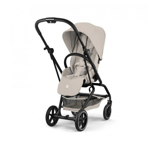 Прогулочная коляска Cybex Eezy S Twist+ 2 BLK, Dune Grey (с дождевиком и бампером)