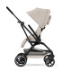 Прогулочная коляска Cybex Eezy S Twist+ 2 BLK, Dune Grey (с дождевиком и бампером)