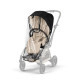 Прогулочная коляска Cybex Eezy S Twist+ 2 BLK, Dune Grey (с дождевиком и бампером)
