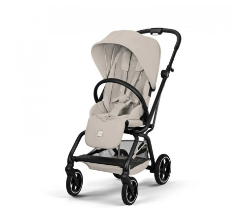 Прогулочная коляска Cybex Eezy S Twist+ 2 BLK, Dune Grey (с дождевиком и бампером)