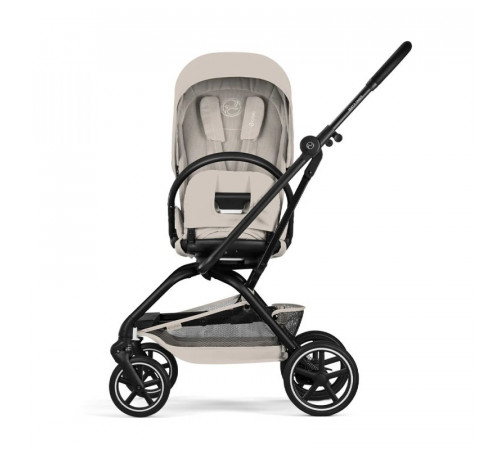 Прогулочная коляска Cybex Eezy S Twist+ 2 BLK, Dune Grey (с дождевиком и бампером)
