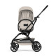 Прогулочная коляска Cybex Eezy S Twist+ 2 BLK, Dune Grey (с дождевиком и бампером)