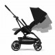 Прогулочная коляска Cybex Eezy S Twist+ 2 BLK, Magic Black (с дождевиком и бампером)