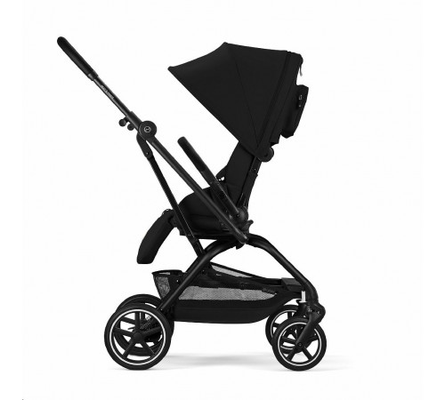 Прогулочная коляска Cybex Eezy S Twist+ 2 BLK, Magic Black (с дождевиком и бампером)