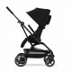 Прогулочная коляска Cybex Eezy S Twist+ 2 BLK, Magic Black (с дождевиком и бампером)
