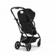 Прогулочная коляска Cybex Eezy S Twist+ 2 BLK, Magic Black (с дождевиком и бампером)
