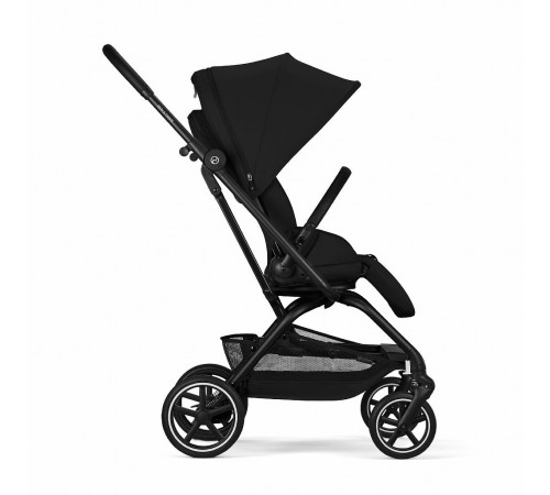 Прогулочная коляска Cybex Eezy S Twist+ 2 BLK, Magic Black (с дождевиком и бампером)