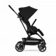 Прогулочная коляска Cybex Eezy S Twist+ 2 BLK, Magic Black (с дождевиком и бампером)