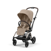 Коляска прогулочная Cybex Eezy S Twist+ 2 SLV (с дождевиком и бампером), Almond Beige Коляска прогулочная Cybex Eezy S Twist+ 2 SLV (с дождевиком и бампером), Almond Beige