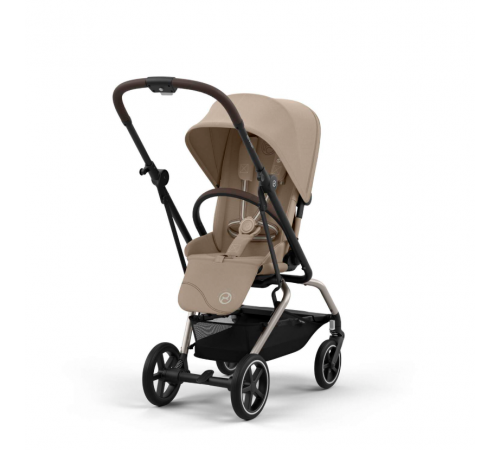 Коляска прогулочная Cybex Eezy S Twist+ 2 SLV (с дождевиком и бампером), Almond Beige