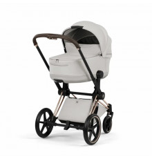 Коляска 2 в 1 Cybex Priam V Style, City Grey шасси Rosegold