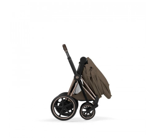 Коляска 2 в 1 Cybex Priam V Style, Coconut Brown шасси Rosegold