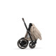 Коляска 2 в 1 Cybex Priam V Style, Cozy Beige шасси Rosegold