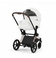 Коляска 2 в 1 Cybex Priam V Style, Off White шасси Rosegold