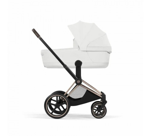 Коляска 2 в 1 Cybex Priam V Style, Off White шасси Rosegold