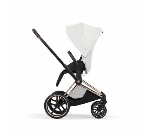 Коляска 2 в 1 Cybex Priam V Style, Off White шасси Rosegold