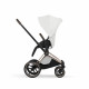 Коляска 2 в 1 Cybex Priam V Style, Off White шасси Rosegold