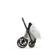 Коляска 2 в 1 Cybex Priam V Style, Off White шасси Rosegold