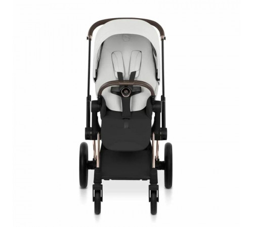 Коляска 2 в 1 Cybex Priam V Style, Off White шасси Rosegold