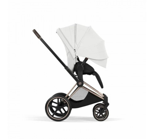 Коляска 2 в 1 Cybex Priam V Style, Off White шасси Rosegold