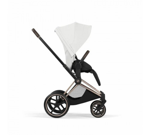 Коляска 2 в 1 Cybex Priam V Style, Off White шасси Rosegold