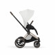 Коляска 2 в 1 Cybex Priam V Style, Off White шасси Rosegold