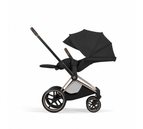Коляска 2 в 1 Cybex Priam V Style, Sepia Black шасси Rosegold