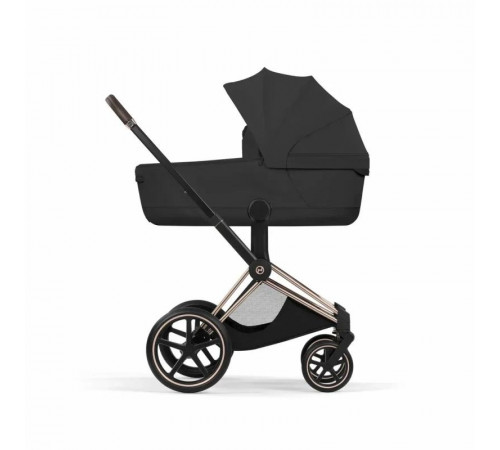 Коляска 2 в 1 Cybex Priam V Style, Sepia Black шасси Rosegold