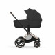 Коляска 2 в 1 Cybex Priam V Style, Sepia Black шасси Rosegold