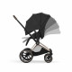 Коляска 2 в 1 Cybex Priam V Style, Sepia Black шасси Rosegold