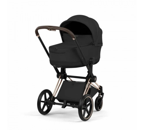 Коляска 2 в 1 Cybex Priam V Style, Sepia Black шасси Rosegold