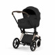 Коляска 2 в 1 Cybex Priam V Style, Sepia Black шасси Rosegold