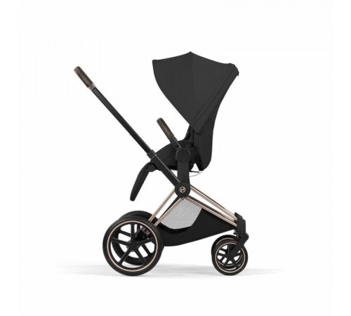 Коляска 2 в 1 Cybex Priam V Style, Sepia Black шасси Rosegold
