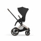 Коляска 2 в 1 Cybex Priam V Style, Sepia Black шасси Rosegold