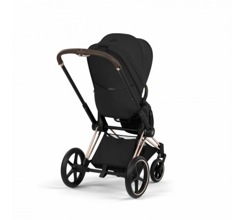 Коляска 2 в 1 Cybex Priam V Style, Sepia Black шасси Rosegold