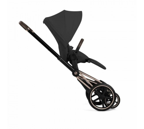 Коляска 2 в 1 Cybex Priam V Style, Sepia Black шасси Rosegold